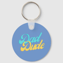 Pap dude speld badge sleutelhanger Lichtblauwe ach
