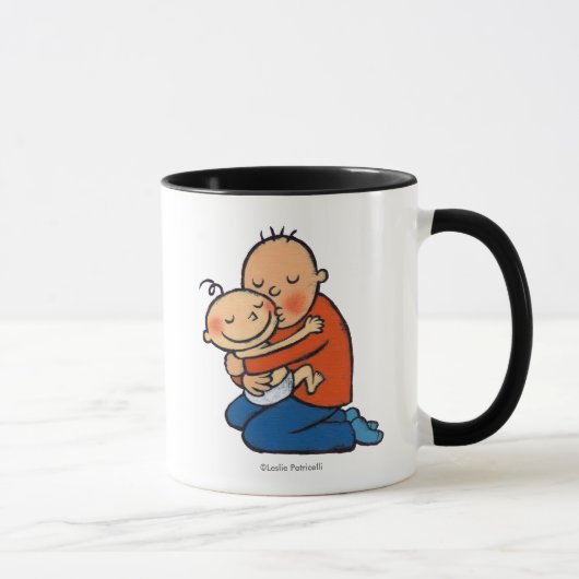 Pap en Baby Hugging Mok (Rechts)