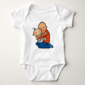 Pap en Baby Hugging Romper (Voorkant)