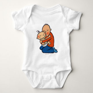 Pap en Baby Hugging Romper