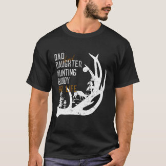 Pap en dochter jachtboeddy voor het leven t-shirt