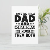 Pap en opa bedankkaart (Staand voorkant)