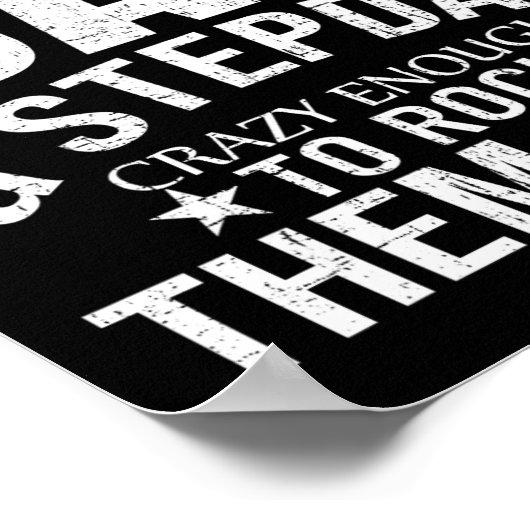 Pap en Stepdad Fathers Dag Stepdad Stap pap Poster (Hoek)