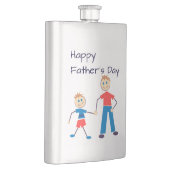 Pap en zoon happy vaderdag flacon (Rechts)