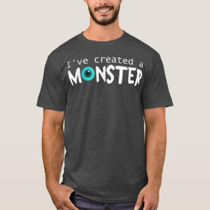 Pap en zoon Shirt, ik Creëer een Monster Set T-shirt