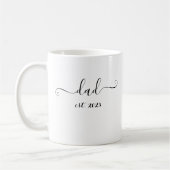 pap est. 2023 Elegant Gift for Future Dad Koffiemok (Links)