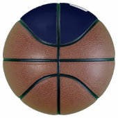 PAP Est. Jaar Donkerblauw en Witte Tekst Sjabloon Basketbal (Rechts)
