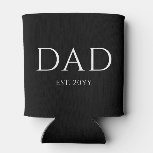 Pap Est Modern New Papa promoot pap Blikjeskoeler (Achterkant)