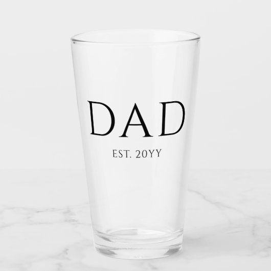 Pap Est Modern New Papa promoot pap Glas (Voorkant)