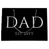 Pap Est Modern New Papa promoot pap Groot Cadeauzakje (Voorkant)