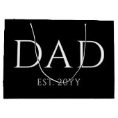 Pap Est Modern New Papa promoot pap Groot Cadeauzakje (Achterkant)