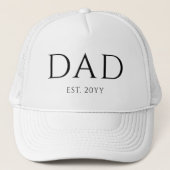 Pap Est Modern New Papa promoot pap Trucker Pet (Voorkant)