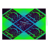 Pap Fancy tekst groene blauwe achtergrond (Voorkant Horizontaal)