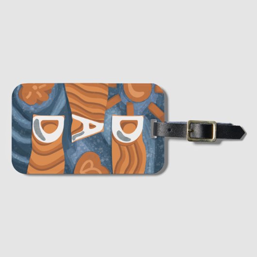 Pap - Fijne vaderdag Bagagelabel (Voorkant (horizontaal))