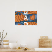 Pap - Fijne vaderdag Poster (Keuken)