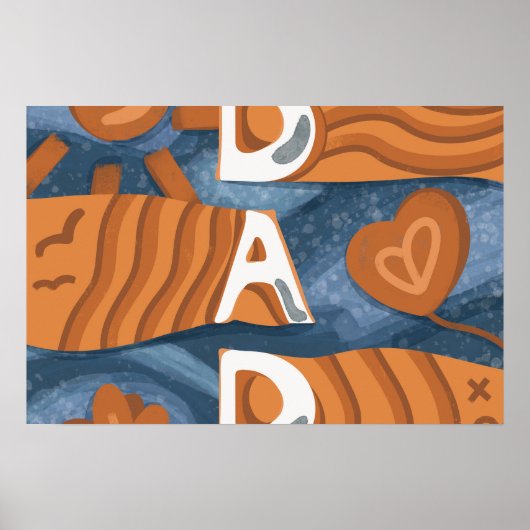 Pap - Fijne vaderdag Poster (Voorkant)