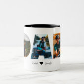 Pap Foto Collage Mok voor Vaderdag (Center)