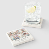 Pap Foto Collage Stenen Onderzetter (Zijkant)