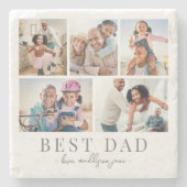 Pap Foto Collage Stenen Onderzetter (Voorkant)