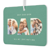 Pap foto moderne typografische kindercadeau luchtverfrisser (Links)