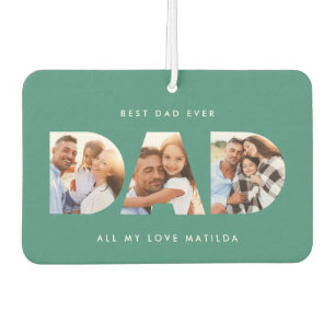 Pap foto moderne typografische kindercadeau luchtverfrisser