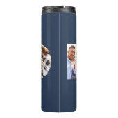 Pap foto moderne typografische kindercadeau thermosbeker (Achterkant)