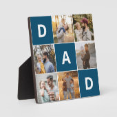 Pap Foto Plaque voor Vaderdag Fotoplaat (Voorkant)