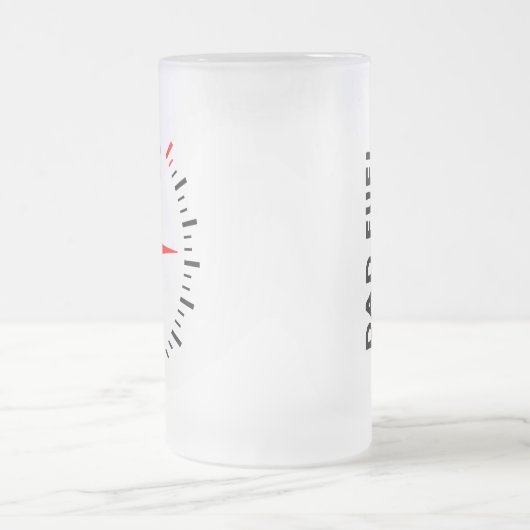 Pap Fuel Funny Vaderdag Birthday Matglas Bierpul (Center)