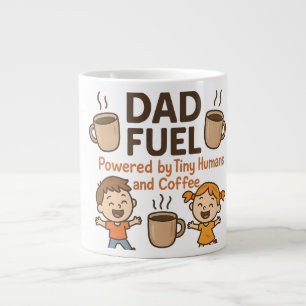 Pap Fuel: Tiny Humans & Coffee Vaderdag Extra Grote Beker