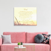 Pap gedicht canvas afdruk (Insitu (Woonkamer))