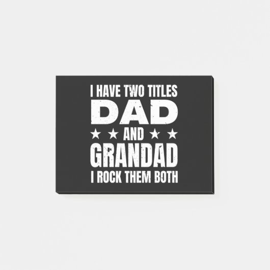 Pap Grandad Post-it® Notes (Voorkant)