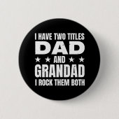 Pap Grandad Ronde Button 5,7 Cm (Voorkant)