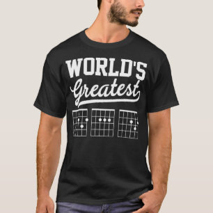 Pap Guitar en Bass Player kerstcadeau_300 T-shirt