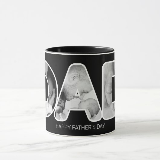 Pap Happy Vaderdag Photo Mok (Midden)