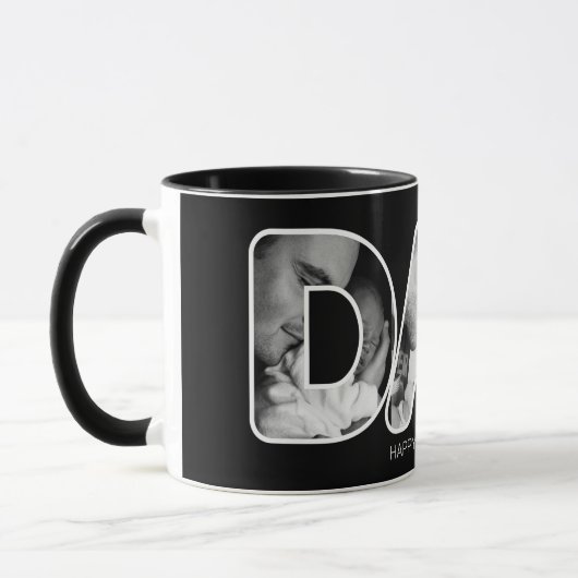 Pap Happy Vaderdag Photo Mok (Links)
