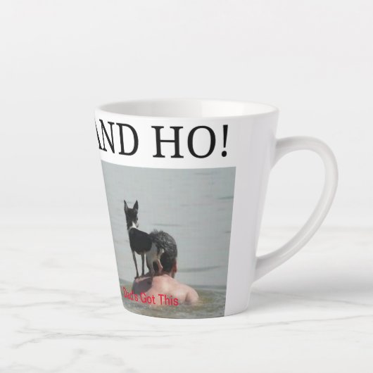 Pap heeft deze latte cup latte mok (Rechts)