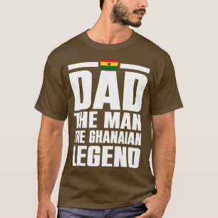 Pap Het Man De Ghanese Vaders Cadeau T-shirt