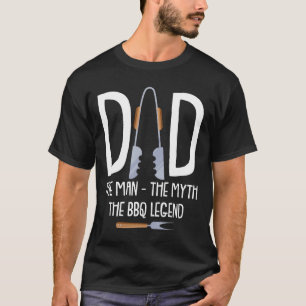 Pap het Man De mythe De BBQ Legende Funny Rbecue P T-shirt