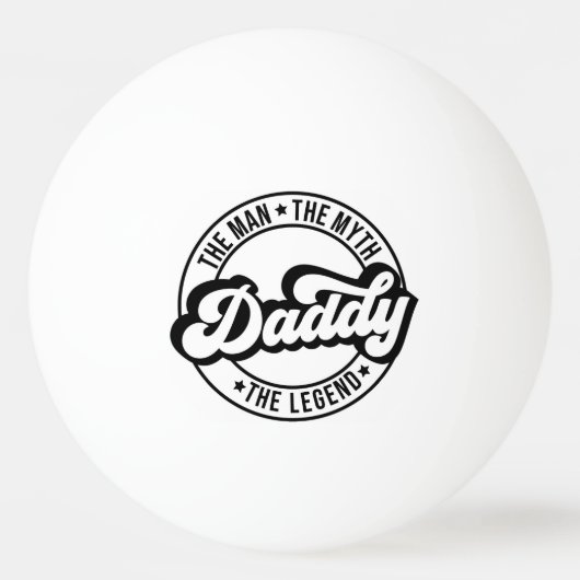 Pap het man de mythe de legende pa vader mannen pa pingpongballen (Voorkant)