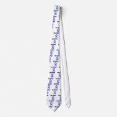 Pap - Ik Draag Periwinkle Ribbon Stropdas (Voorkant)