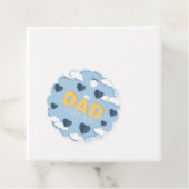 Pap, ik hou van je, vaderdag bedankjes labels (In situ)