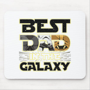 Pap in de Galaxy Fathers Day Space Boys Mannen man Muismat