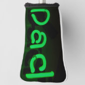 Pap in Green Neon Golfheadcover (Draai 90)