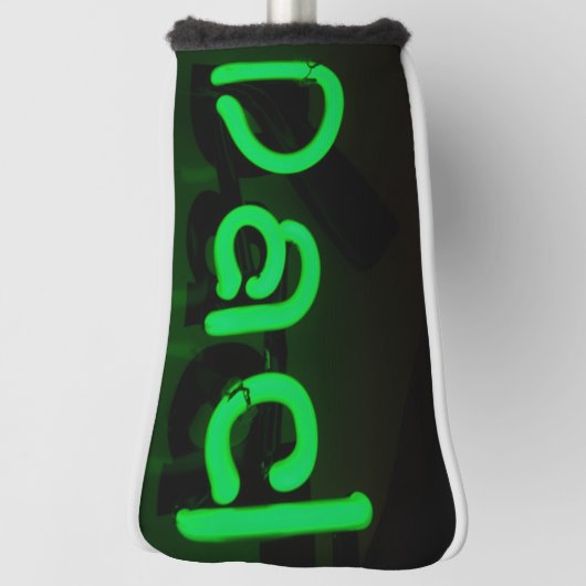 Pap in Green Neon Golfheadcover (Draai 90)
