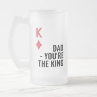 Pap Je bent de koning Poker Fathers Dag
