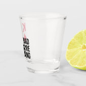 Pap Je bent de koning Poker Fathers Dag Shot Glas (Rechts)