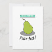 Pap, je bent peerfachtig. Whimsy Pear Vaderdag (Voorkant)