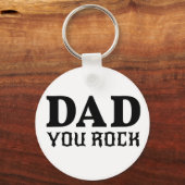 Pap je rots, sms-ontwerp voor vaders dag sleutelhanger (Voorkant)