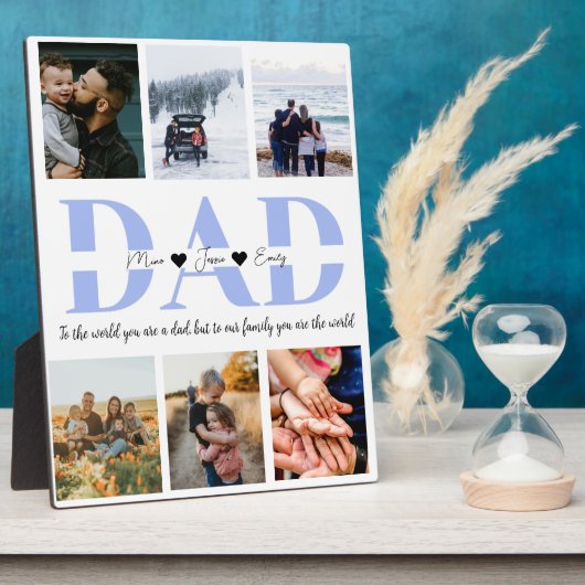 Pap, jij bent de wereldfoto fotoplaat (Zijkant)