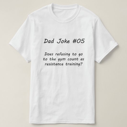 Pap Joke #05 (A) T-shirt (Design voorkant)